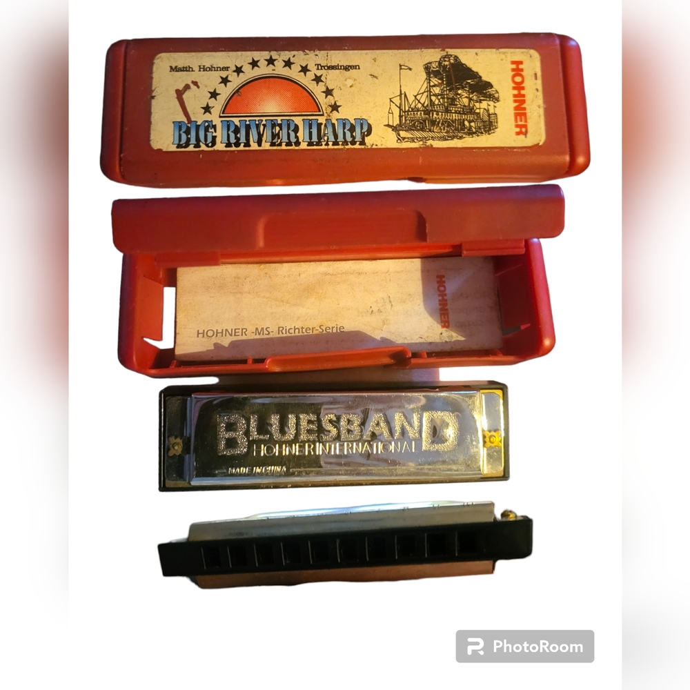 "Big River Harp" Hohner Bluesband Harmonica